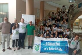 Un proyecto de ciencia ciudadana mide la captura de gases de efecto invernadero en las praderas submarinas de la Bahía de Cádiz